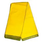 Lafabriqueind Men's Cotton Dhoti and Angavastram Set, Yellow color (4.5mtr+ 2mtr), Pack of 2 Pcs