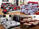 GALLERY HOME Design-20 Cotton Bedsheet With A Pair Of Pillow Cover - 90X90 Inch (Set Of 4)