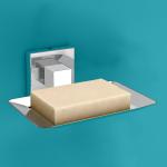 Plantex Aqua Heavy-Duty Stainless Steel Soap Dish Stand For Bathroom & Kitchen/Soap Dish/Bathroom Accessories - (Chrome) - Pack of 1