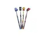 JMK CRAFTS Bullet Pencil for kids superhero design birthday gift return gifts for kids (pack of 4) (8)