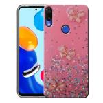 SROCK Xiaomi Mi Redmi Note 7, Note 7s, Note 7 Pro Back Case Cover for Girls | Sparkle Glitter | Stylish | Designer |Ladies Women Back Case Cover for Xiaomi Mi Redmi Note 7, Note 7s, Note 7 Pro- Pink