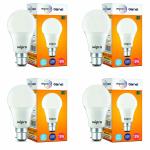 Wipro Garnet 10W B22 Led bulb, Cool White (Pack Of 4)
