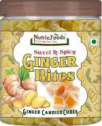 Nutriefoods Ginger Bites | Ginger Candied Sweet & Spicy Cubes | 100% Natural, No additives added | Original Flavor (300g)