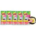 Scotch-Brite Latex Kitchen Gloves (Medium, Pink) - Pack of 5 Pairs