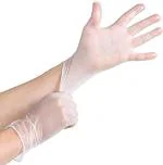 Vinyl Examination Gloves | Latex Free Rubber | Disposable, Ultra-Strong, Clear | Fluid, Blood, Exam, Healthcare, Food Handling Use | No Powder