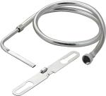 Bathonix Flat Nozzle Flush Valve Faucet (Spread Fit Installation Type)