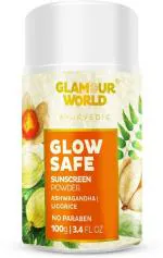 GLAMOUR WORLD Ayurvedic Glow Safe Sunscreen Powder (100 g)