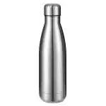 Welour Insulated Stainless Steel Water Bottle 500 ml (Silver)| Water Bottle for Home, Office & Kids | Hot for 24 Hours, Cold for 24 Hours | Hot Water Bottle Insulated | Bottle Hot & Cold 500 ML