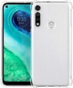 XOVO Back Cover for Motorola Moto G Fast (Transparent, Dual Protection, Silicon, Pack of 1)
