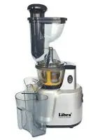 Libra Cold Press juicer Whole Slow Juicer with Powerful 240 Watts Motor for Max Yield (Silver)