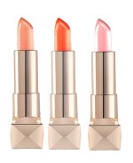 AVARS Glitter Gel Moisturizing Lipstick| Long Lasting, Hydrating Lipstick For Dry And Chapped Lips set of 3 , Orange, Pink, red