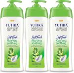 Yutika Body Lotion For Winter For Dry Skin With Natural Aloevera For Women & Men 500ml Each Pack (Pack Of 3)