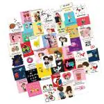 Festiko Romantic Love Notes Greeting Cards Collogue 48 pc