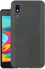 Multronics Black Rubber Back Cover Compatible With Samsung Galaxy A2 Core
