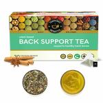 TEACURRY Back Support Tea (1 Month Pack, 30 Tea Bags) - Helps with Back Pain, Herniated Disc