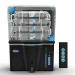 Addyz Fully Automatic Water Purifier with Silver impregnated Carbon Advanced Multi stage RO+UV+UF+ TDS Controller, Elegant 12 Litres Storage Black best for home & office