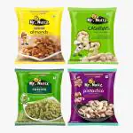 Mr. Nuttz Dry Fruits Combo Pack 1 kg (Almonds 250g, Cashew 250g, Pistachios 250g, Raisins 250g)