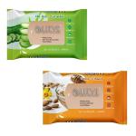 LIEVE Combo Pack of Honey + Alove (Pack of 4) Cotton Face Cleaning Wet Wipes Makeup Remover Facial Wash Napkin Face Wipes Multi-Purpose for Men and Women (25 Wipes in Each Pack)