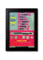 Blue Nexus Guardians of the Galaxy Vol. 2 Wall Poster with Wall Frame Room Art Painting Collection A4 size 10x13