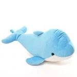 DearJoy Dolphin with Unicorn Horn Soft Toy for Baby Also Used as Plush Toy Hugging Pillow Like Teddy Bear Soft Toys for Kids Boys & Girls, Birthday Gift (28 cm, Blue)