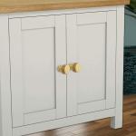 AceLine Eureka Solid Brass Drawer Knob 30mm (Brass Combi)