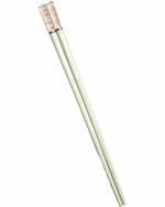 Rack Jack korean cherry blossom translucent chopsticks - 1 pair - white & pink