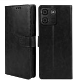 BINTAGE Flip Cover for itel A663L / Aura 05i (Black, Grip Case, Pack of: 1)