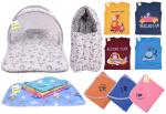 Kwitchy New Born Baby Gift Combo Bedding & Clothing Set Daily Essential Items (0-6 Months)