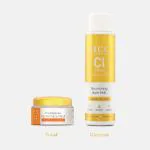 VLCC Clinic De tan & Deep Nourish Combo - ProDefense De-Tan Face Mask - 100 g & Nourishing Bath Milk - 250 ml