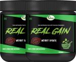 Inlazer Real Gain Weight Gain Powder For Gym Body Building Mass Gainer/ Weight Gainer Weight Gainers/Mass Gainers (200 g, No Flavour)
