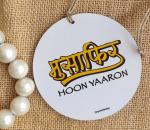 Quirkyfy Musafir Hoon Yaaron Hanging Tag, Quotes Wall Hanging Home (White)