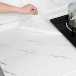 Marble Wallpaper for Walls self Adhesive Kitchen Sheet roll Oil Proof & Waterproof Wall Stickers Kitchen Shelf Sheet roll