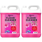 BLISS & BLUSH Floor Cleaner pink 10 Liter Pet Safe & Baby Safe | Eco-Friendly, Chemical Free,Biodegradable, No Phosphate, No Acid | 100% Natural Floor Cleaner