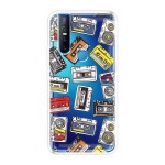 Emble Label CASSETTE AESTHETIC Soft Silicone Case For Vivo V15 ( TPU | Soft , Vivo V15 | Multicolor )