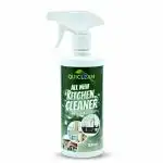 Quiclean All New Kitchen Cleaner & Degreaser Spray 500ml | For All kitchen Surfaces, Gas Stove, Countertop, Tiles, Chimney, Sink & Exhaust Fan| Kitchen Cleaner Spray Oil & Grease Stain Remover| Chimney Cleaner