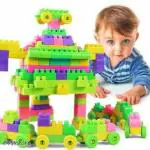 Vastate Satsun Assembling Block, Building Unbreakable Toy Set Assembly Game for Kids Boys and Girls(60 Pieces)