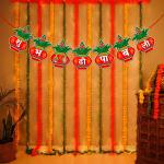 Zyozique Happy Diwali Banner, Shubh Deepawali Banner Hindi Font