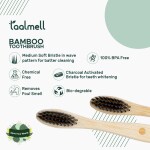 Taal Mell Bamboo Toothbrush (Pack of 4)
