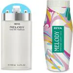 Riya Melody Sea Green Perfume 100 ml & Melody Body Talc 100 Gram Eau De Parfum 100 ml (For Women)