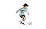 Divinedesigns Multicolor Vinyl Messi Football Player Sticker - 22 X 28 Inch