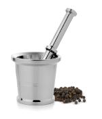 Mosaic Stainless Steel Khal Batta 9.5 cm x 9.5 cm x 8.5 cm (2KTW-KLB-POP-3)