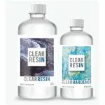 CLEAR RESIN Clear Epoxy/Resin and Hardener (1.5KG Pack)