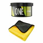 Involve One Citrus car perfume (Pack 1) with Microfiber Cotton Cloth (combo)