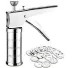 Karasales Stainless Steel Kitchen Press with 15 Different Types of Jalies.