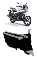 GANPRA Presents Hero Ignitor Water Resistant - Dust Proof - Full Bike / Scooty Two Wheeler Body Cover (GREY STRIPES)