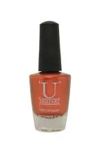U Shine I'm Copper Nail Lacquer Polish | Rust Glossy | 11ml | No Paraben, Nail Yellowing, Chipping, Cracking & Long Wear | Vegan & FREE from Harmful Chemical