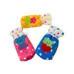 Teeny Weeny Baby Feeding Bottle Cover with Polka Print & Cartoon Patch (Pack of 3)