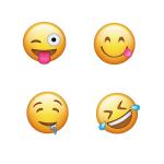 ecomology Smile Face Emoji Ecomology Fridge Magnet 2.5 x 2.5 inch (pack of 4)