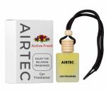 AIRTEC Car Air Freshener Organic with Wooden Diffuser Lid Hanging, Leak Proof, Last upto 60 days (Artic Fresh, Pack of 1)
