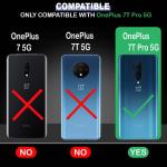 Casotec Shockproof Back Cover Case for OnePlus 7T Pro 4G | 360 Degree Protection | Protective Design | Anti-Scratch Tough Slim TPU Case for OnePlus 7T Pro 4G (Blue)